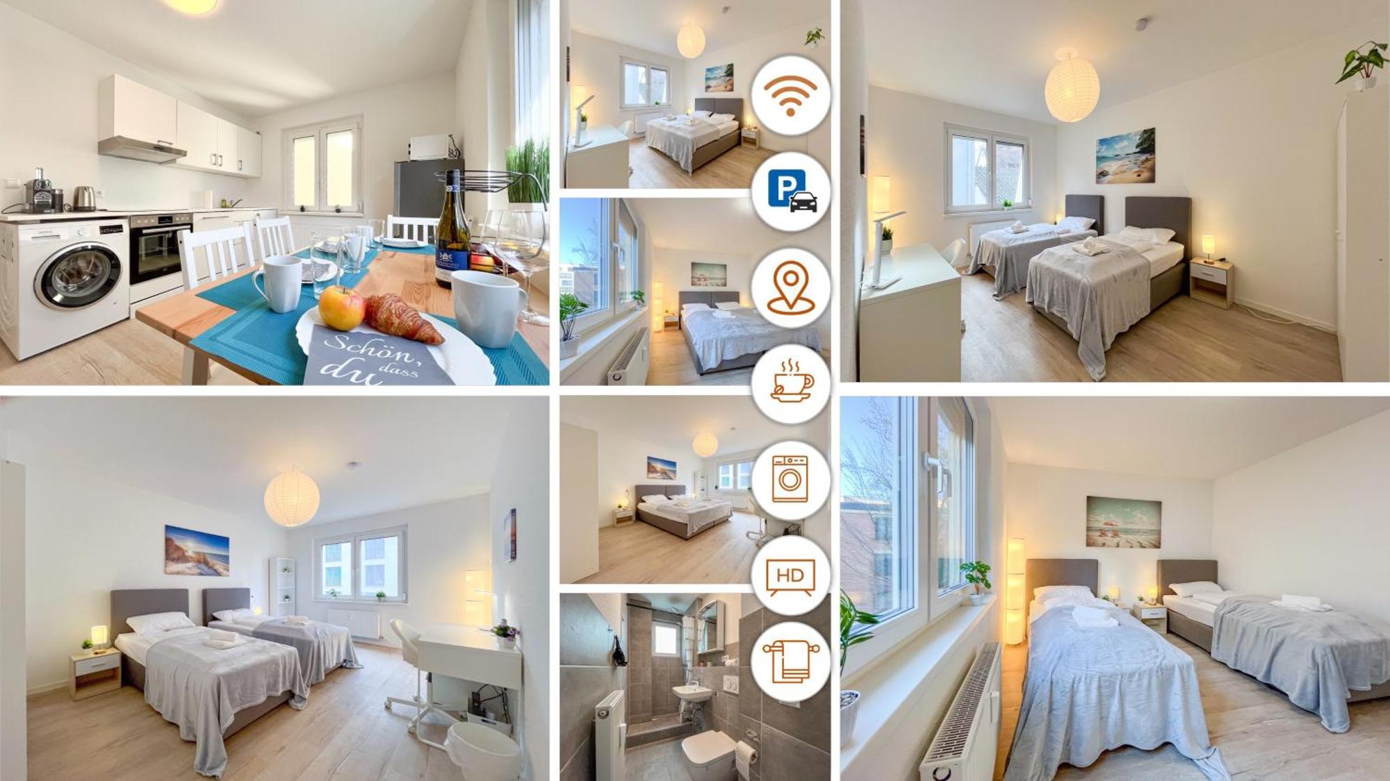 Rosenberg-Suites - Zentral, Stellplatz, Grosse Terasse, Business & Privat 하일브론 외부 사진